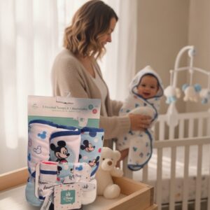 Set de Baño Disney Baby Mickey Mouse 6 Piezas para Bebé