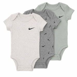 Bodysuits Nike para Bebé 3M (Pack de 3)