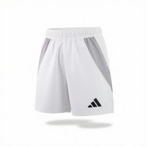 Short Adidas blanco y gris